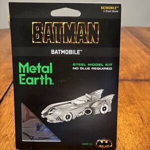Metal Earth BATMAN Vintage 1989 Batmobile Car Puzzle 3D Model Building Kit (NEW)